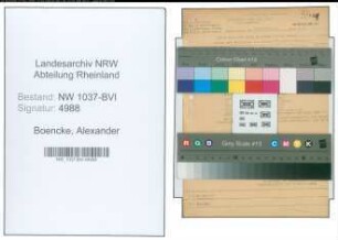 Entnazifizierung Alexander Boencke , geb. 17.01.1911 (Assessor)