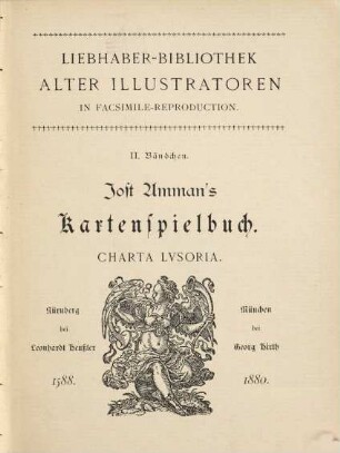 Jost Amman's Kartenspielbuch