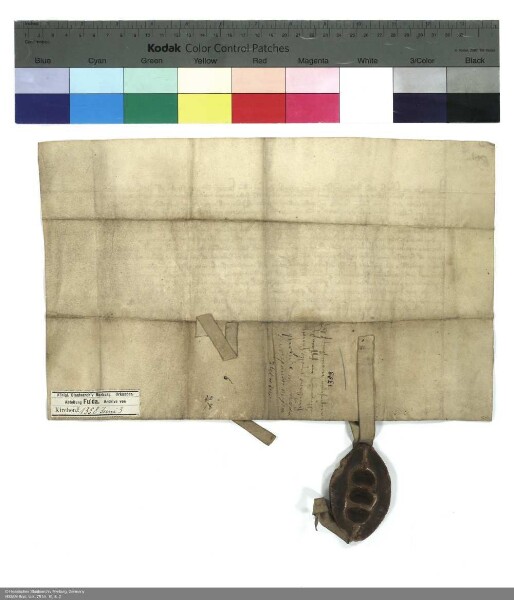 Verleihung des Präsentationsrechts für einen Kaplan in der Alexanderkapelle der Alten Burg von Fulda durch Heinrich [von Kranlucken], Abt von Fulda