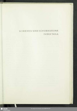 Schienen Und Schornsteine In Der Taiga