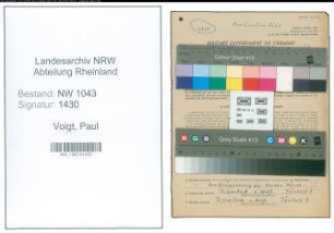 Entnazifizierung Paul Voigt , geb. 02.02.1902 (Schneider)
