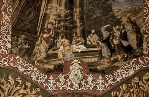 Die Jünger am Grabe der Maria mit dem ungläubigen Thomas