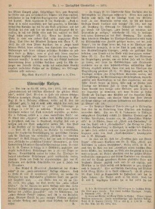 19-21 Literarische Notizen