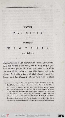 LXXXVII. Bramante von Urbino
