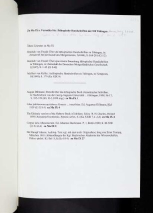 263a-266r Ma IX 1-32 Äthiopische und Amharische Handschriften