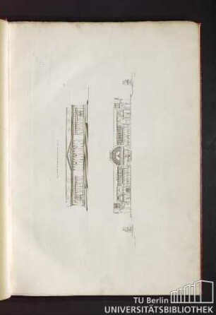 Pl. 2. Coupe et elevation du museum de monsieur Gisors.