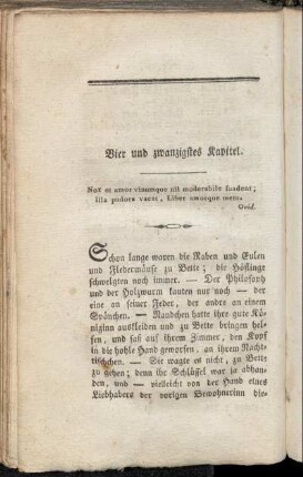 Vier und zwanzigstes Kapitel.