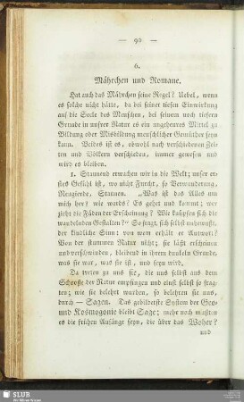 6. Mährchen und Romane