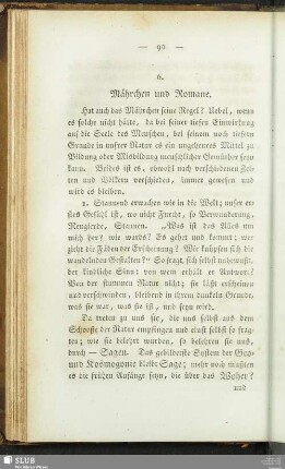 6. Mährchen und Romane
