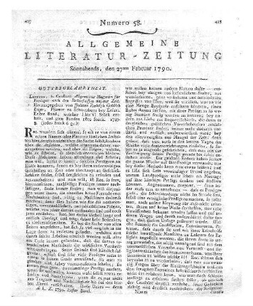Terpsichoriden. Leipzig: Beer 1789