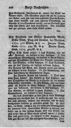 Theatralische Werke. Bd.1-3.