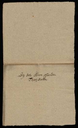 Johann Adam Osiander, 1679 [und undatiert] [sen. (1622-1697), a.o. Prof. theol. 1659, o. Prof. theol. 1662]