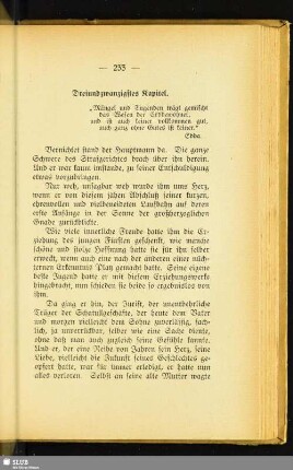 Dreiundzwanzigstes Kapitel