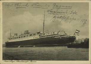 Nordd. Lloyd. Schnelldampfer Bremen