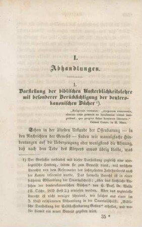 537-574 Darstellung der biblischen Unsterblichkeitslehre mit besonderer Berücksichtigung der deuterokanonischen Bücher