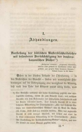 537-574 Darstellung der biblischen Unsterblichkeitslehre mit besonderer Berücksichtigung der deuterokanonischen Bücher