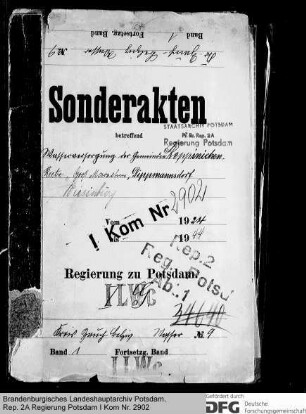 Wasserversorgung der Gemeinden Reppinichen, Reetz, Groß Marzehns, Dippmannsdorf und Wiesenburg