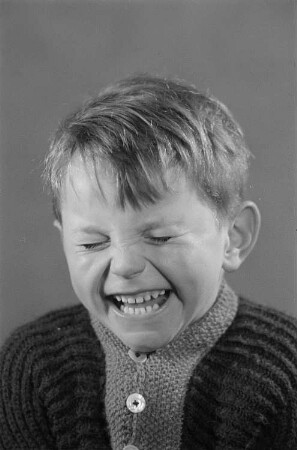 Porträt eines Jungen (Lothar). Sauer!