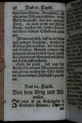 Das 21. Capitl. - Das 30. Capitl.