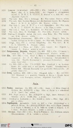 Asia (Nr. 1251-1358)