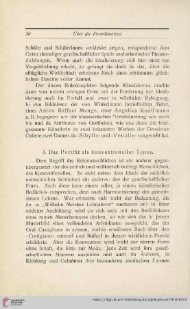 4. Das Porträt als konventioneller Typus