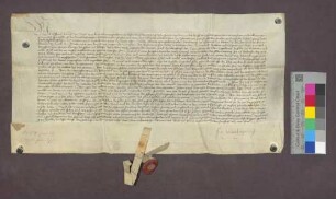 Vidimus der Entscheidung Erzherzog Albrechts von Österreich von 1454 Januar 29.