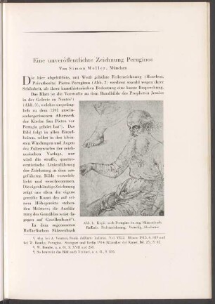Eine unveröffentlichte Zeichnung Peruginos