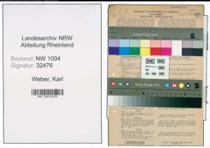 Entnazifizierung Karl Weber , geb. 22.12.1903 (Geschaeftsfuehrer)
