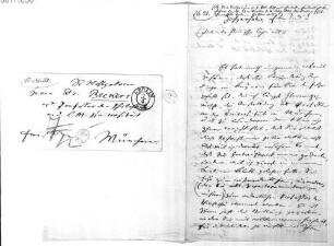 Schellings Briefe an Hubert Beckers, Nr. 32 - BSB Cgm 6303(32