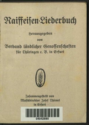 Raiffeisen-Liederbuch