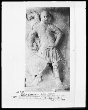 Zinnenfigur: Kurfürst Rudolf I. von Sachsen