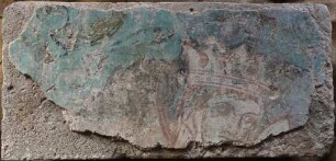 Fragment einer Wandmalerei