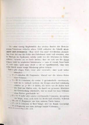 Aus den herculanischen Rollen: Philodemus peri eusebeias