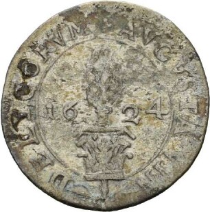 Halbbatzen der Reichsstadt Augsburg, 1624