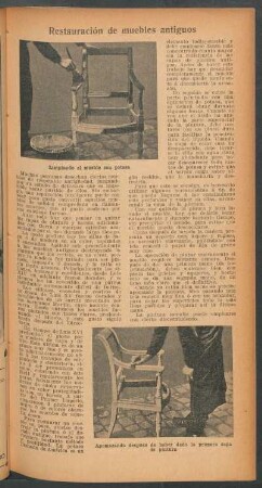 Restauración de muebles antiguos