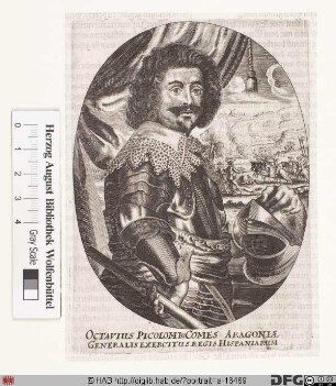 Bildnis Ottavio Piccolomini (1639 Herzog von Amalfi, 1650 Herzog von Münsterberg/Schles.)