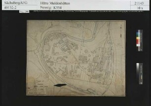 Lageplan der Staatlichen Muldner Hüttenwerke