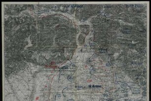 Karte 2. Die Verfolgung vom Gebirgsrand bis zum Tagliamento