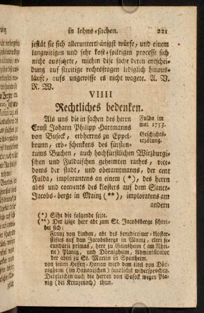 221-241, VIIII. Rechtliches Bedenken.