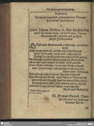 Carmina gratulatoria