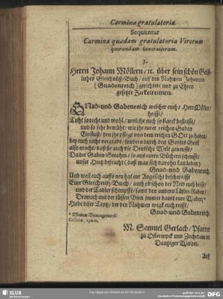 Carmina gratulatoria