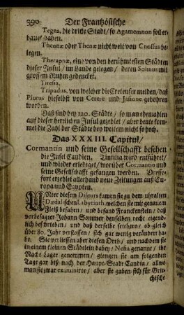 Das XXXIII. Capitul.