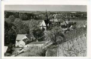Seußlitz. Blick auf Seußlitz