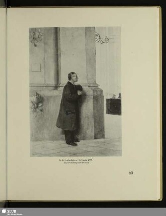 In der katholischen Hofkirche. 1888