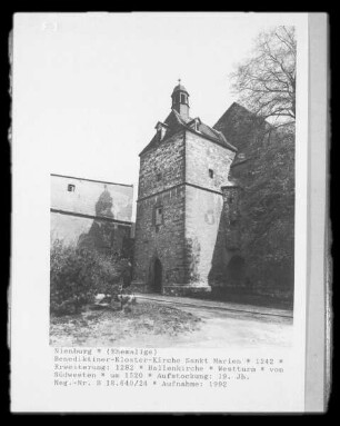 Benediktiner-Klosterkirche Sankt Marien und Sankt Cyprian — Westturm