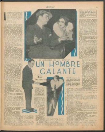 Un hombre galante : Las comedias de "El Hogar"