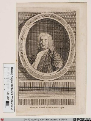 Bildnis Richard Mead