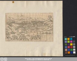 Contrafactvr Der Havbtstad Ofen, In Vngern, Wie Die Von Den Christe[n] Belegert Gewest. An[n]o. 1598. Mens. Octobri
