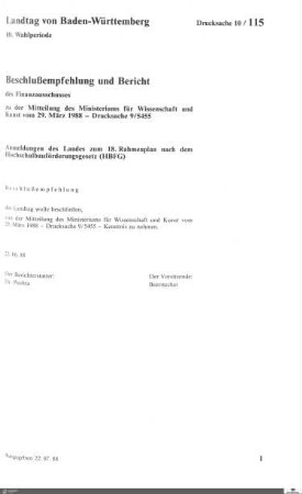 Rahmenplan Hochschulbauförderungsgesetz