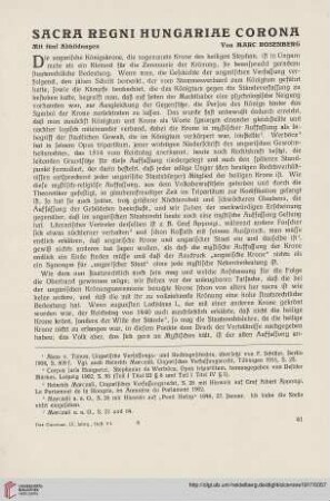 9(1917) S. 41-52: Sacra Regni Hungariae Corona
